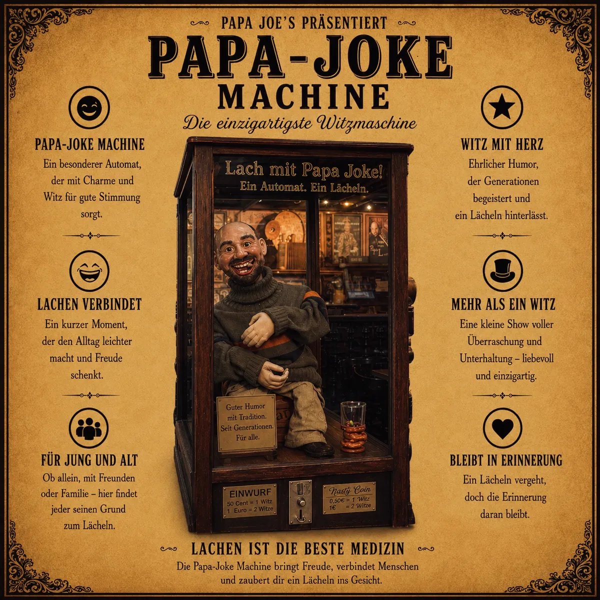 »Papa-Joke«-Maschine — Archivkarte